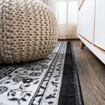 Palmette Modern Persian Floral Area Rug
